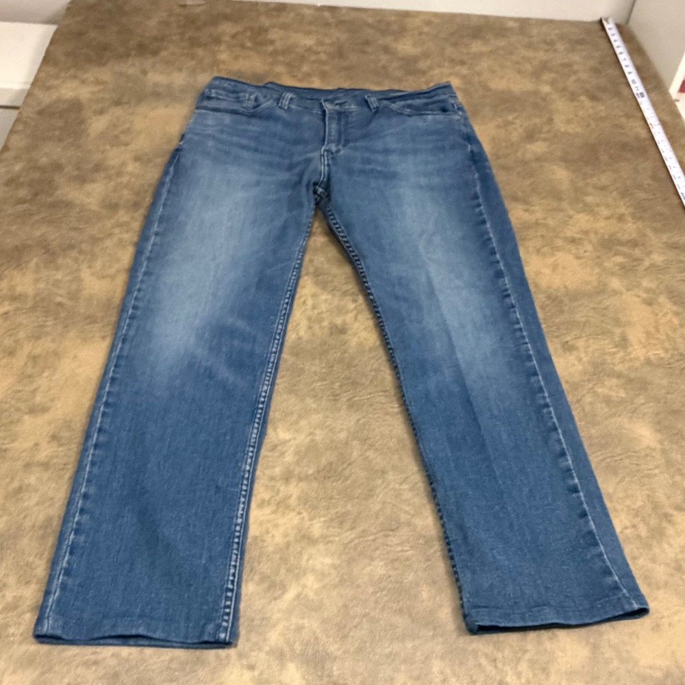 Levis 514 Straight Fit Jeans Mens 36x30 Tag 36x28 Actual *HEMMED*